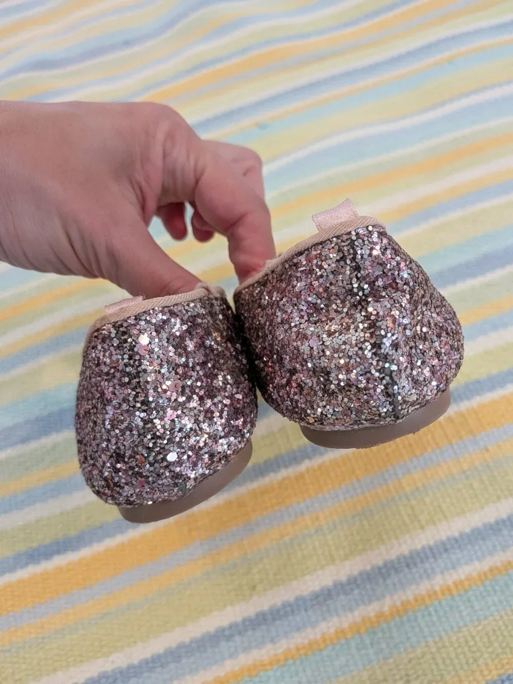 ⭐ GAP Kids Unicorn Glitter Sparkle Flats size 1